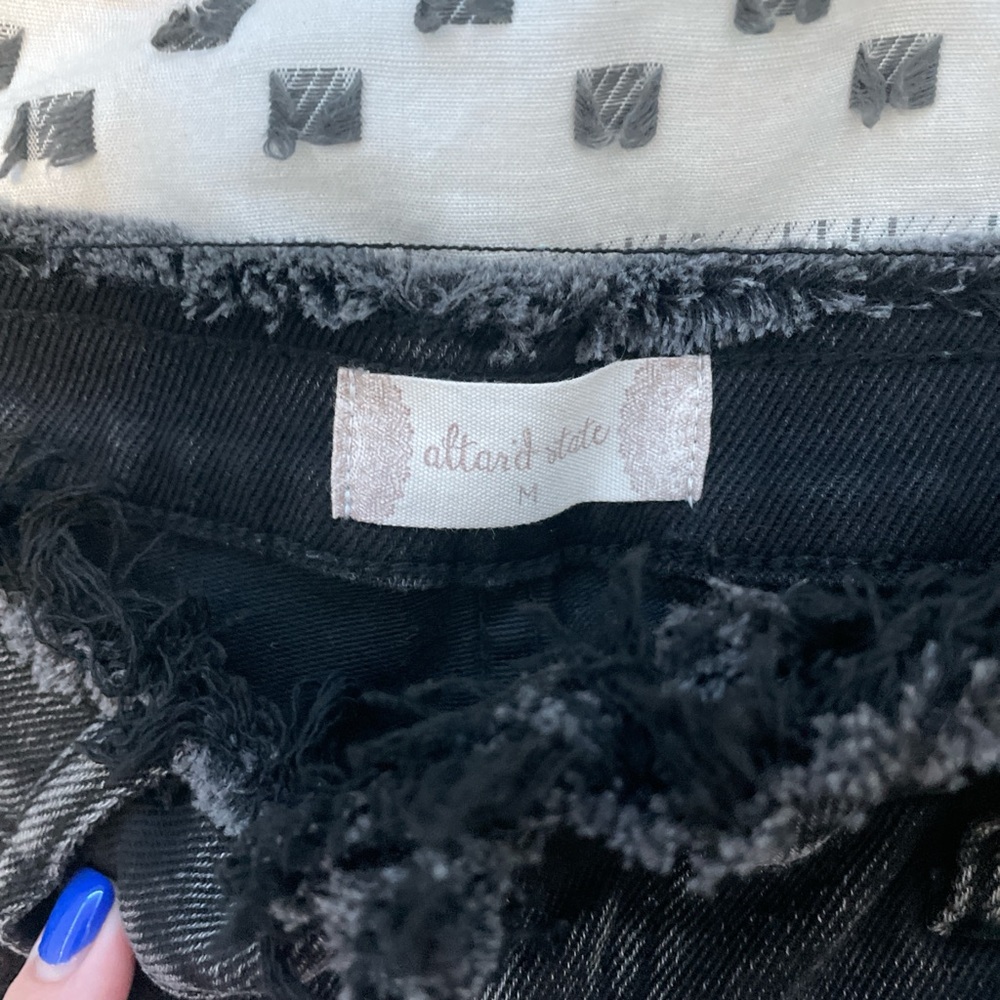 Altar’d State Black Jean Shorts - Picture 3 of 3